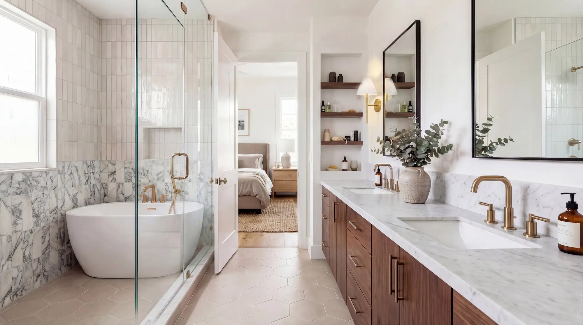 Unit 2 Master Bathroom — New Construction East Austin