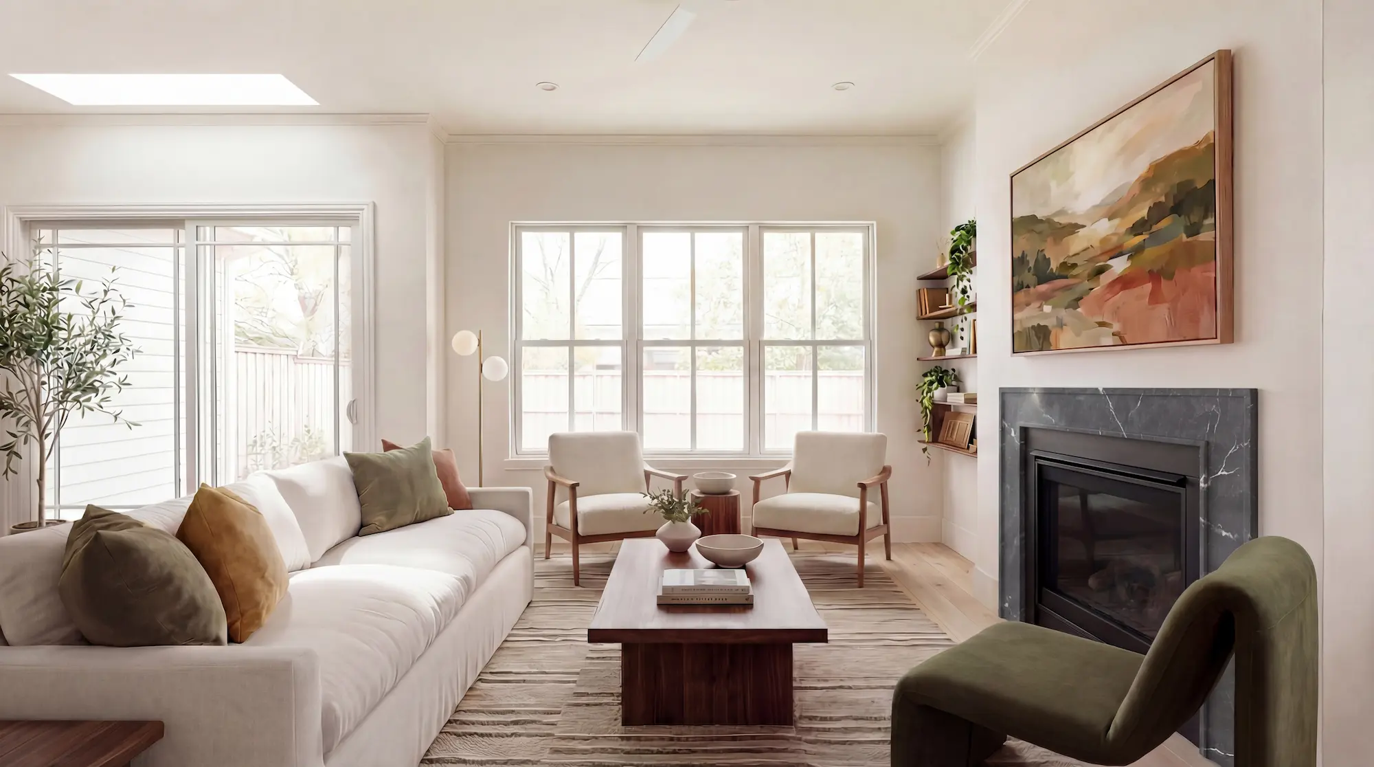 Unit 3 Living Room — New Construction East Austin