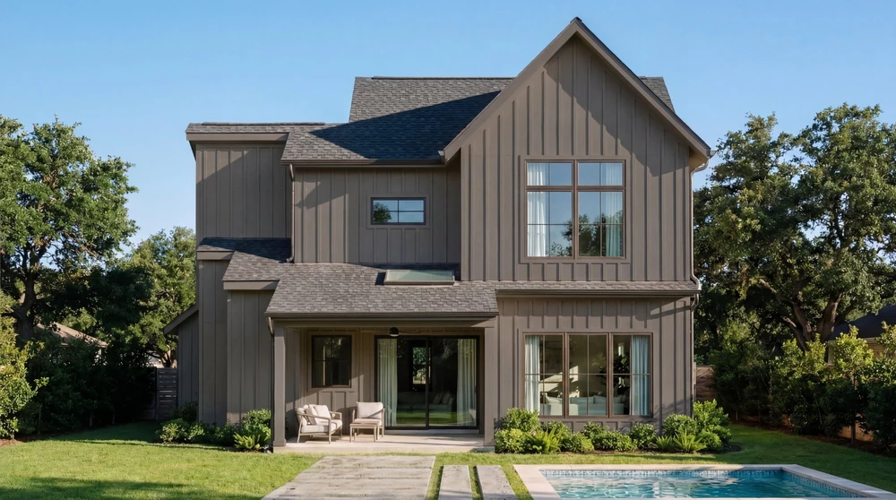 Unit 2 Exterior — Pool and Covered Patio